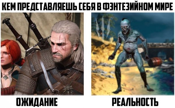 Ведьмак 3 мемы про Геральта