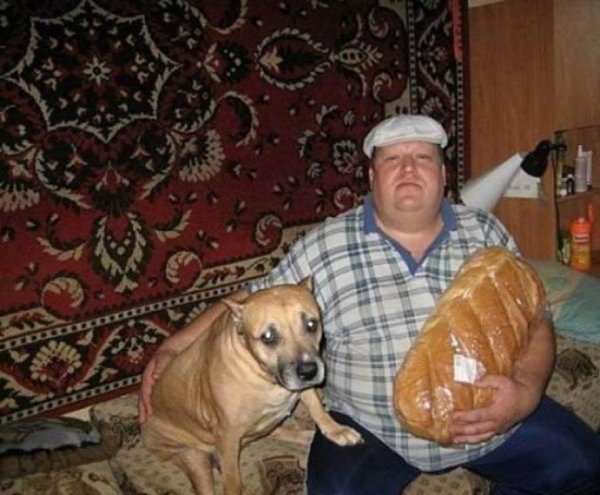 Жерар Депардье с батоном