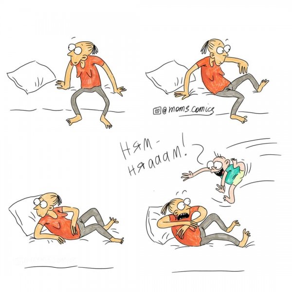 Мама в декрете рисунки смешные