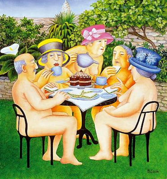 Чаепитие карикатура