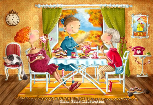 Иллюстрации Элины Эллис