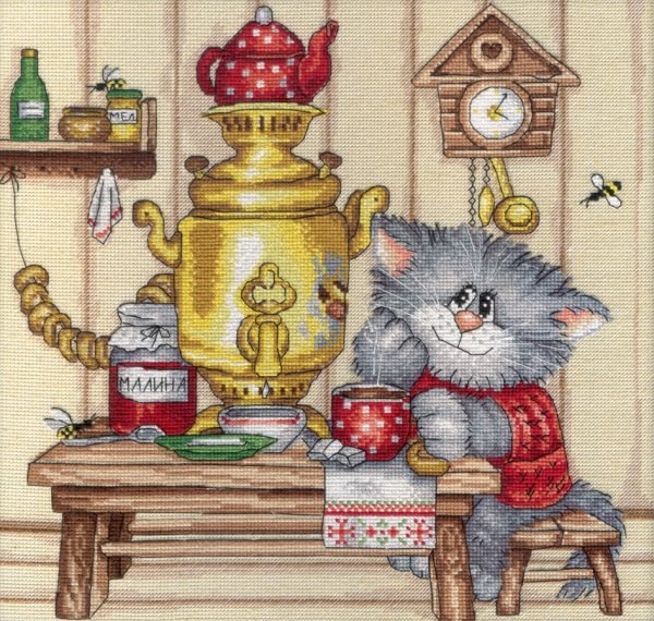 Набор "м.п.студия" нв №79 №522 "чаепитие" 25 х 24 см