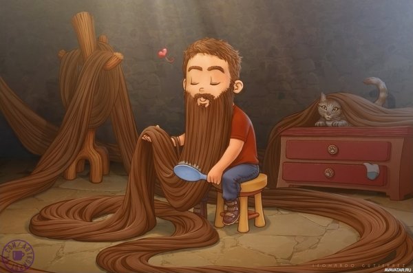 Rapunzel борода