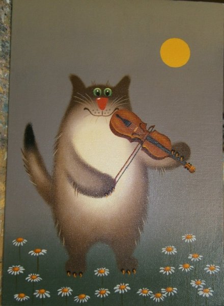 Художник Александр Зотов...коты