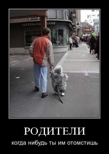 Демотиваторы про родителей