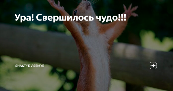 Ура свершилось