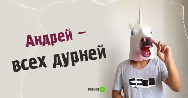 Приколы про Андрея