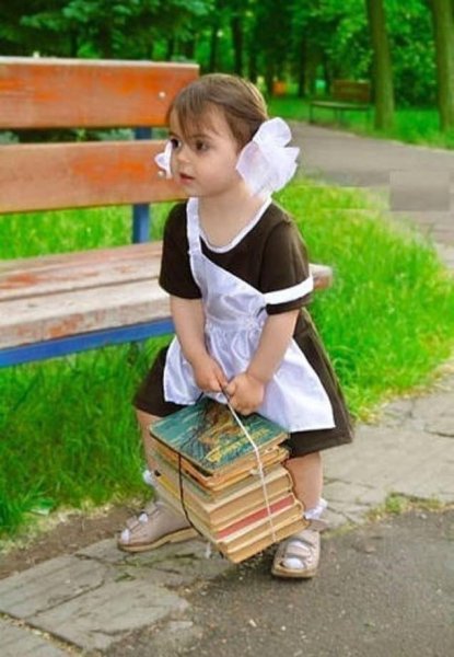 Смешная первоклассница