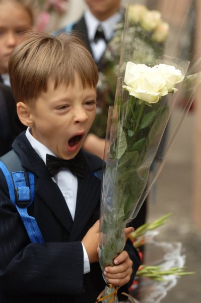 Мальчик первоклассник