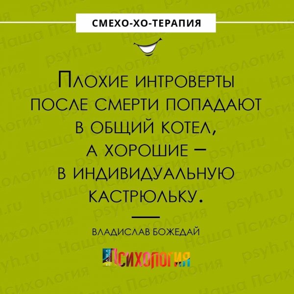 Интроверт юмор