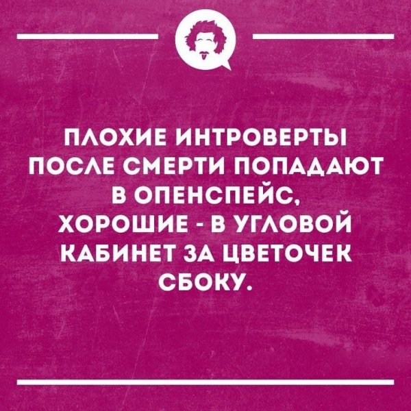 Анекдоты про интровертов