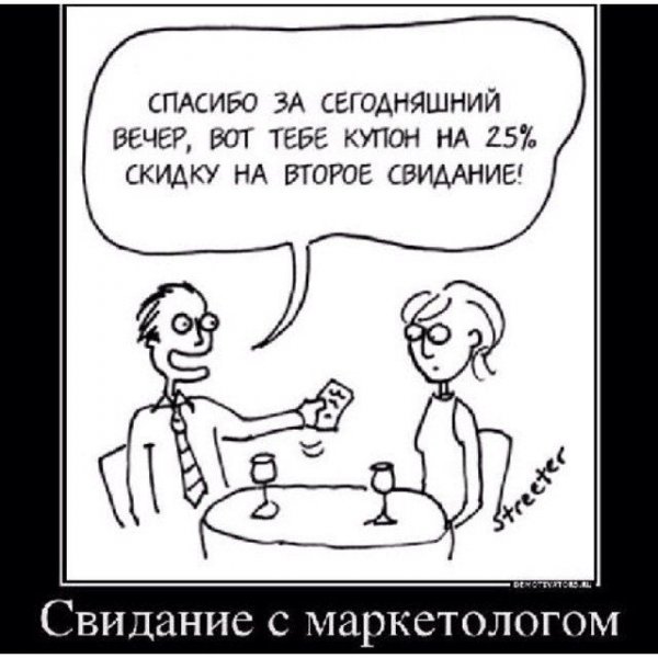 Маркетолог карикатура