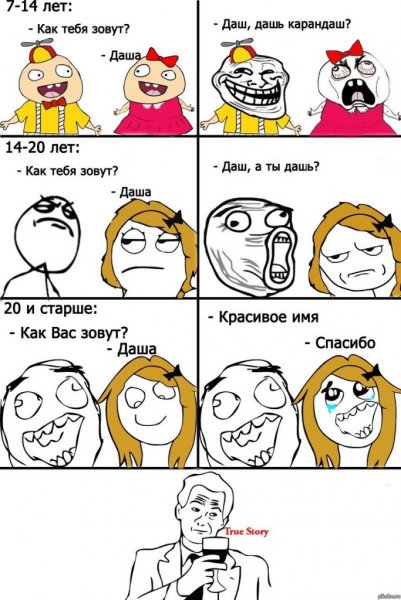 Смешные тучки про Дашу