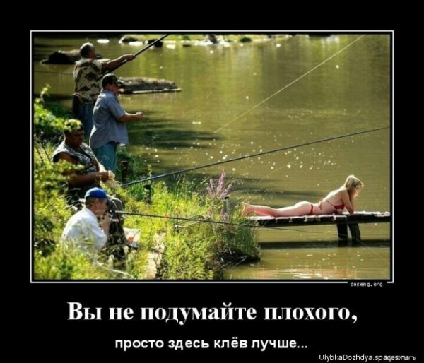 Демотиваторы про рыбалку