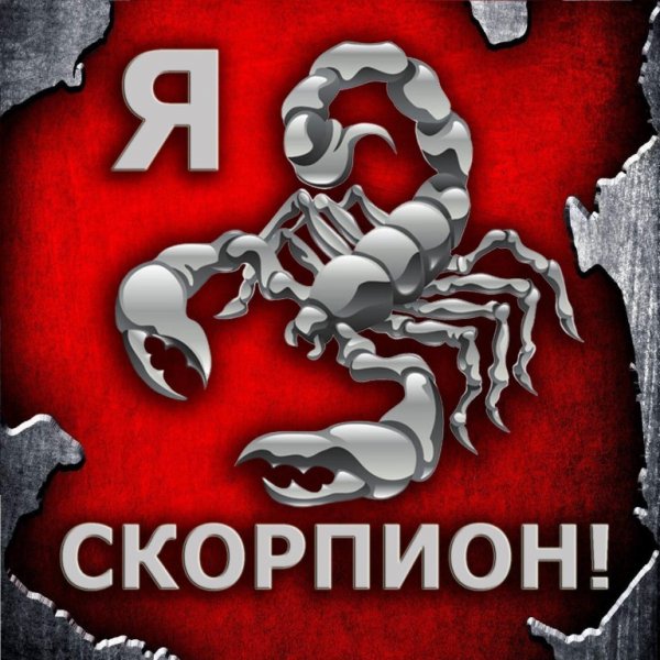 Надпись Скорпион