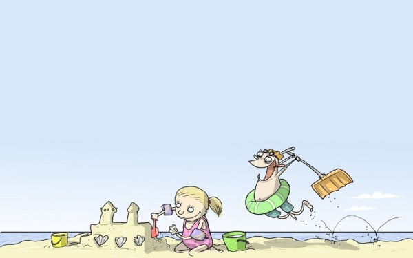 Кондиционер карикатура