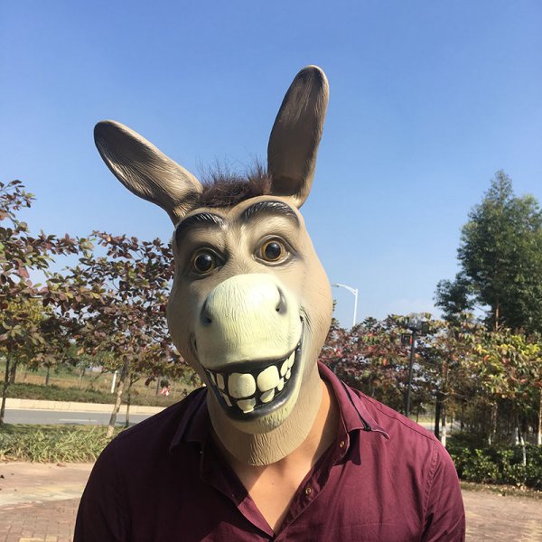 Осел Шрек маска