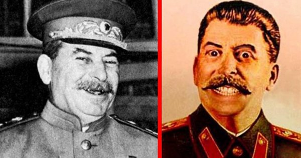Иосиф Сталин улыбка