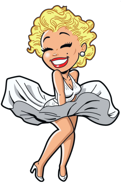 Мэрилин Монро мультяшная