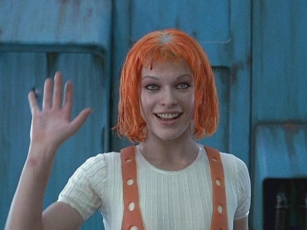 Милла Йовович в фильме пятый элемент