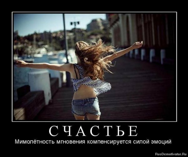Демотиваторы про счастье смешные