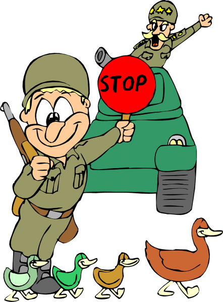 Военные карикатуры