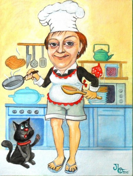 Карикатуры на поваров