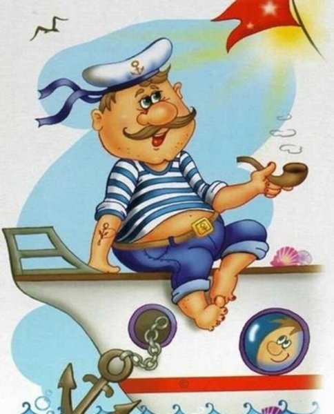 Моряк иллюстрация