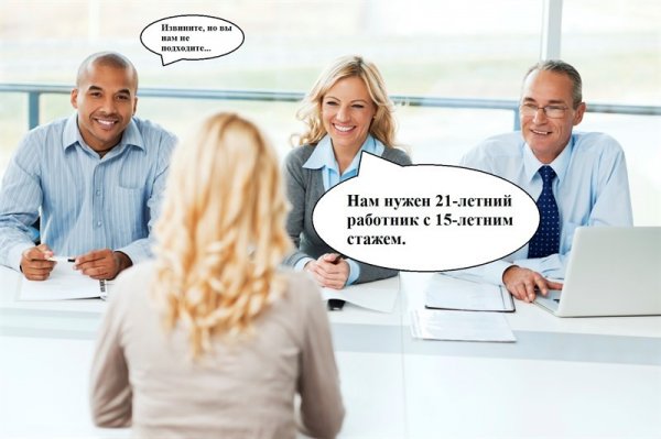 Шутки про прием на работу