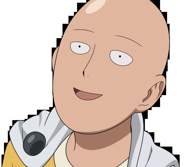 One Punch man лицо Сайтамы