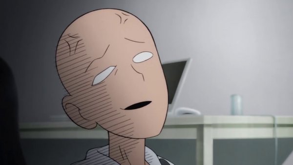 One Punch man лицо Сайтамы