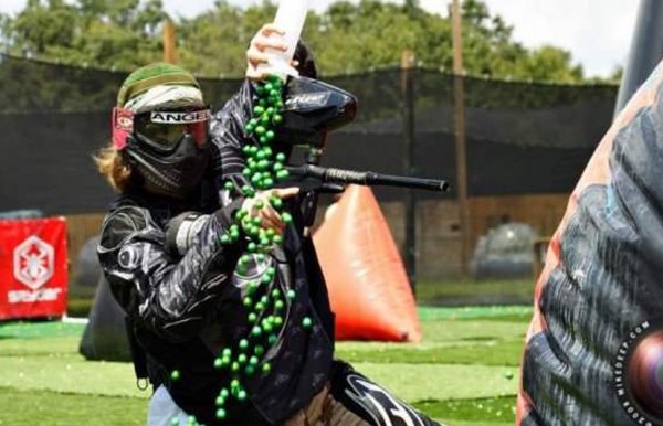 Paintball девушки