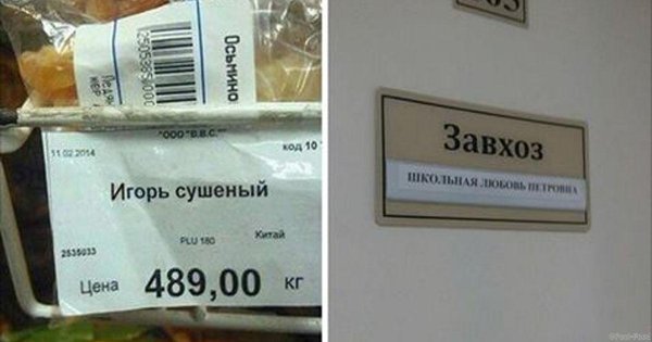 Приколы про Игоря