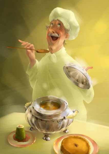Шарж повар Шигорина