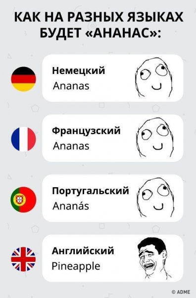 Шутки про иностранные языки