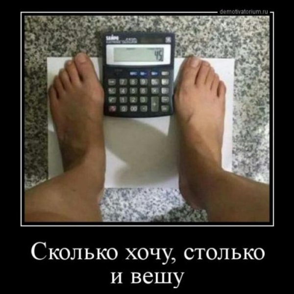 Весы калькулятор прикол
