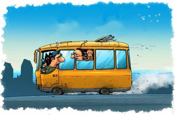 Анекдоты про автобус