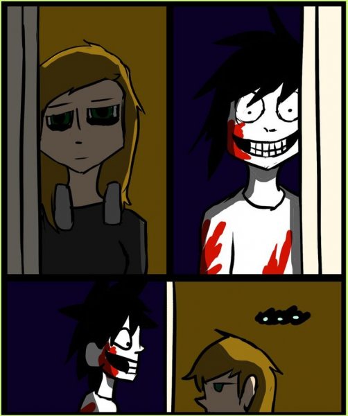 Смешные комиксы по крипипасте