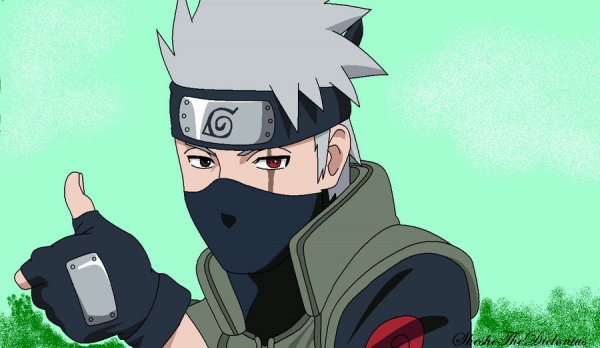 Какаси Хатакэ серьезный