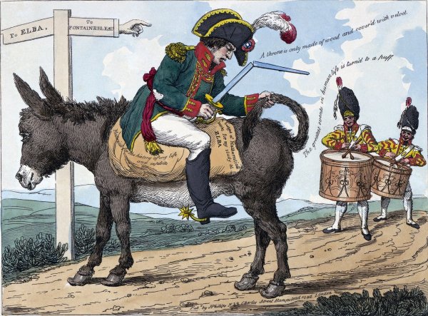 Наполеон Бонапарт карикатуры 1812