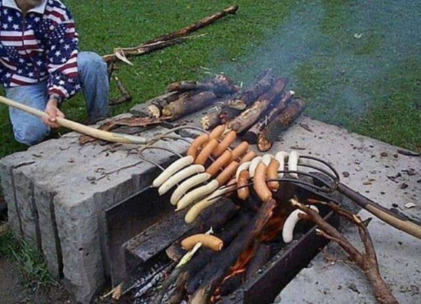 Шашлыки на даче прикол