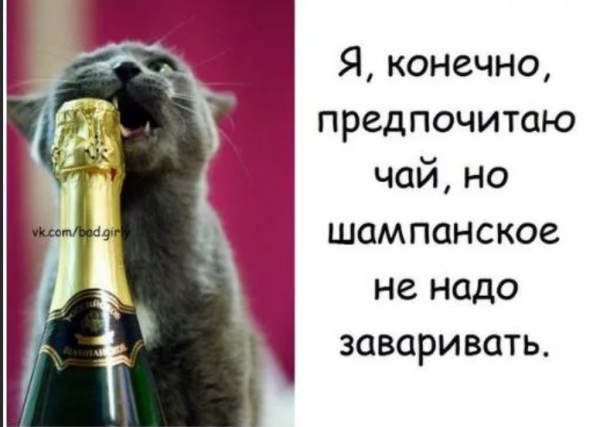 Шампанское прикольное