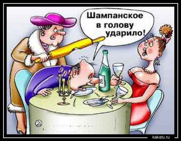 Смешные фразы про шампанское