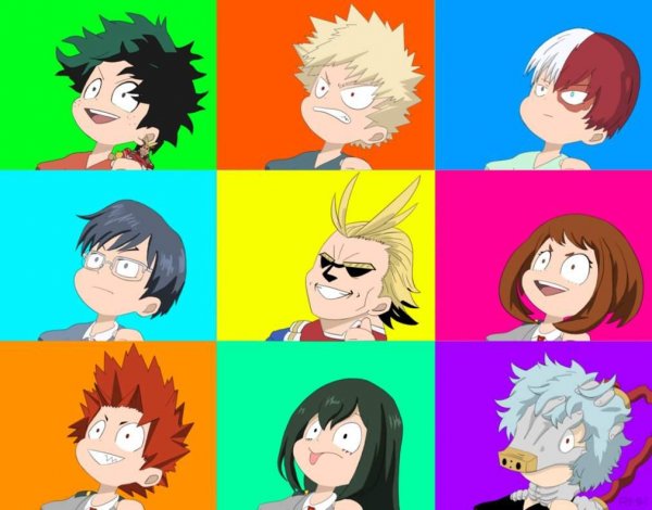 Bnha персонажи