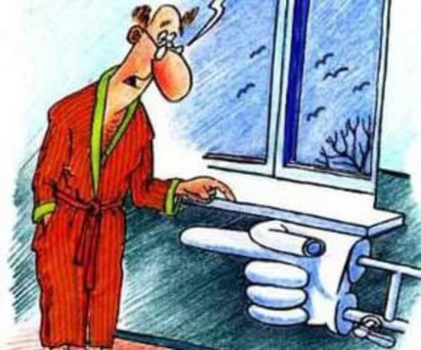 Отопление карикатура