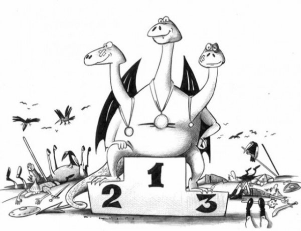 Змей Горыныч карикатура