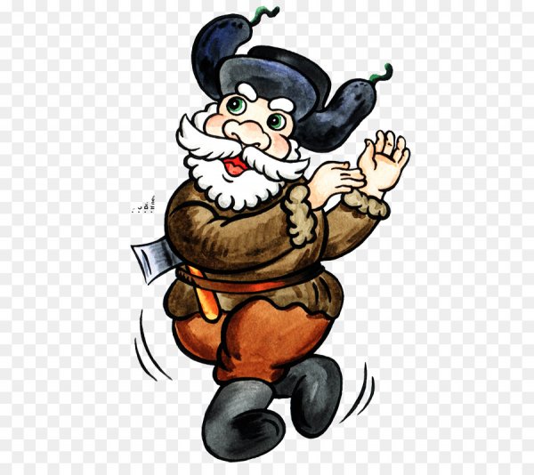 Дедушка мультяшный