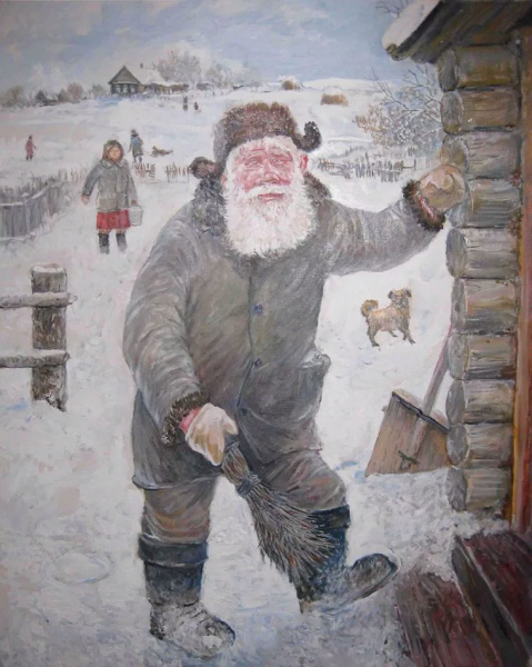 Художник Леонид Баранов жили были дед да баба