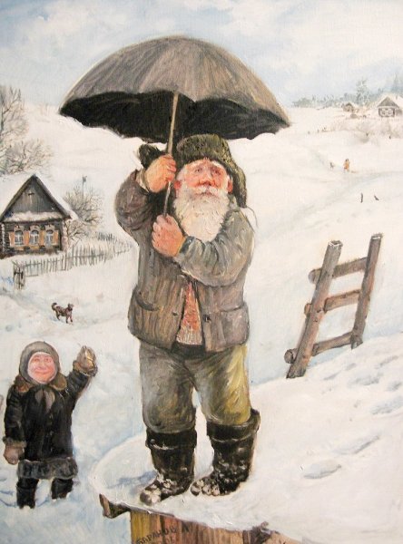 Мультяшный мужичок