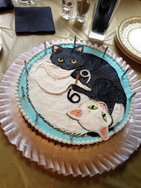 Торт с котами
